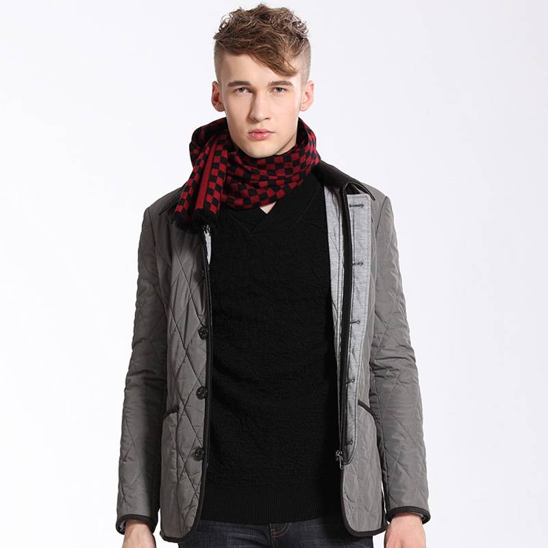 Men's Outwear-Anilutum Brand Spring And Winter New Fashion Parkas-No ...