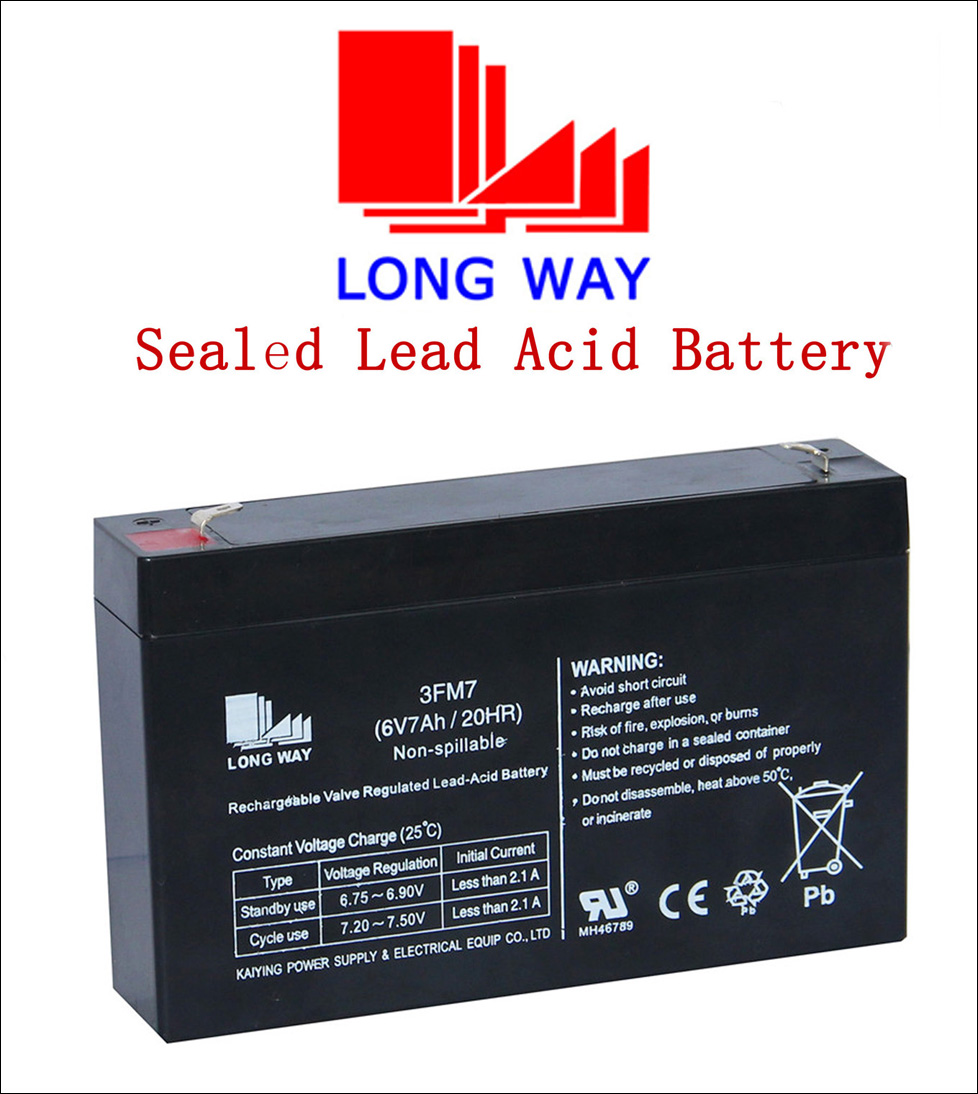 Long Way LW-3FM4.5 Rechargeable Sealed Lead Acid AGM VRLA Battery Beiter DC Power 