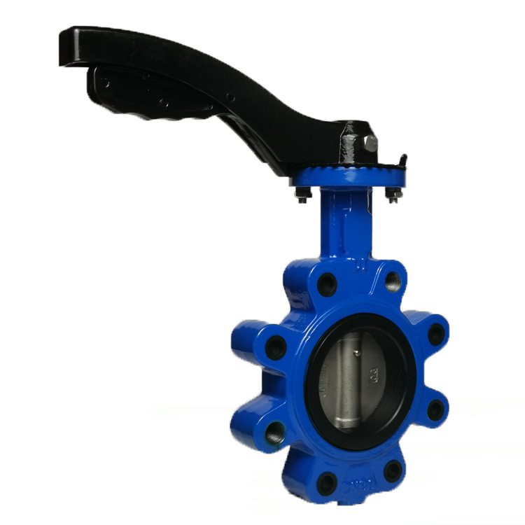 LT Lug Type Butterfly Valve Lever Rubber EPDM Butterfly Valve GG25 ...