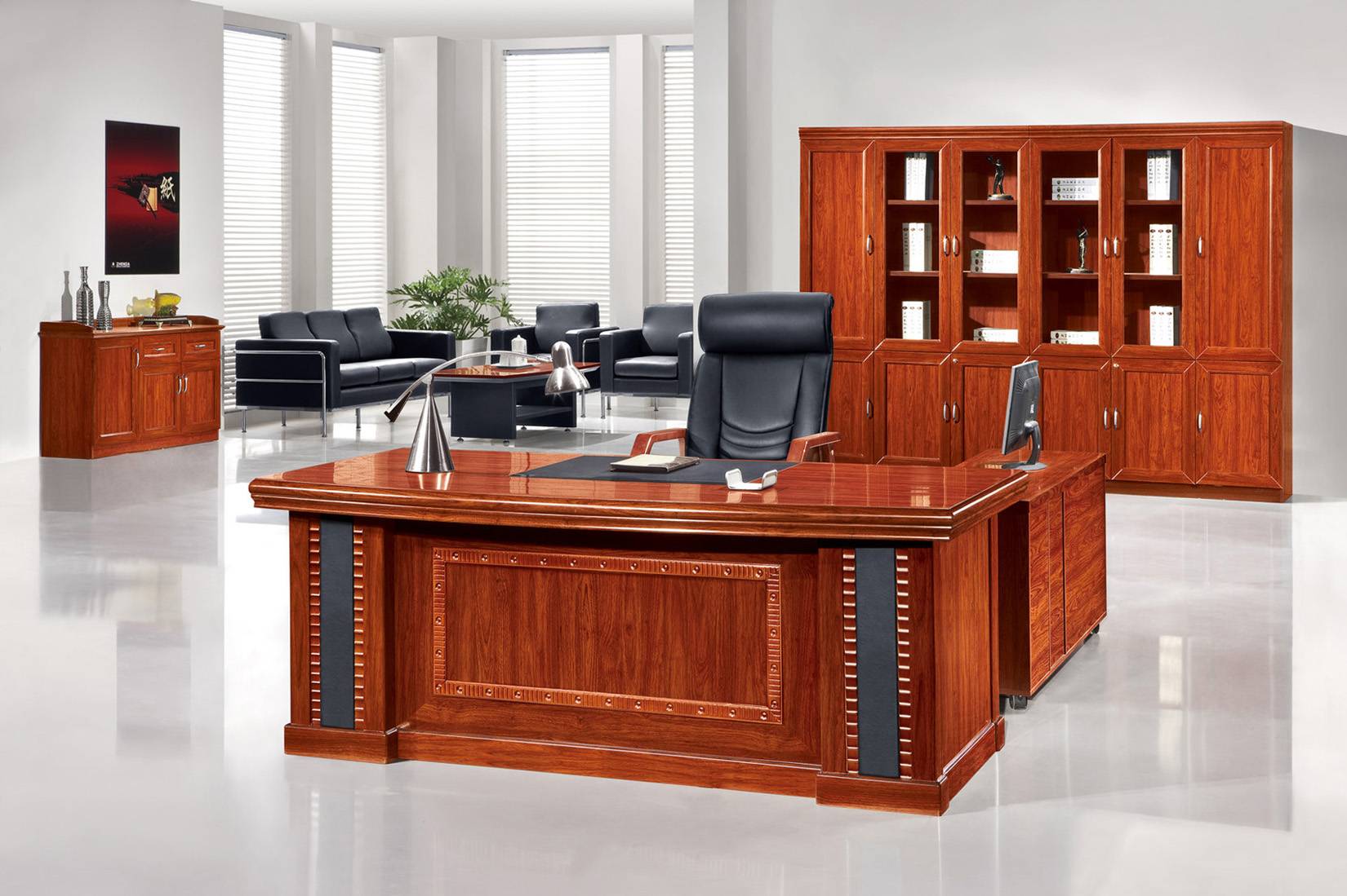 Classic Wooden Office Desk Foshan Zhenda Furniture Coltd