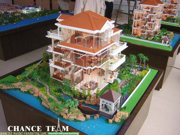 architectural scale model  Chance Team 3D Rendering Co.,Ltd