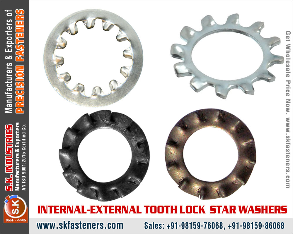 Internal External Tooth Lock Star Washers Manufacturers Exporters ...