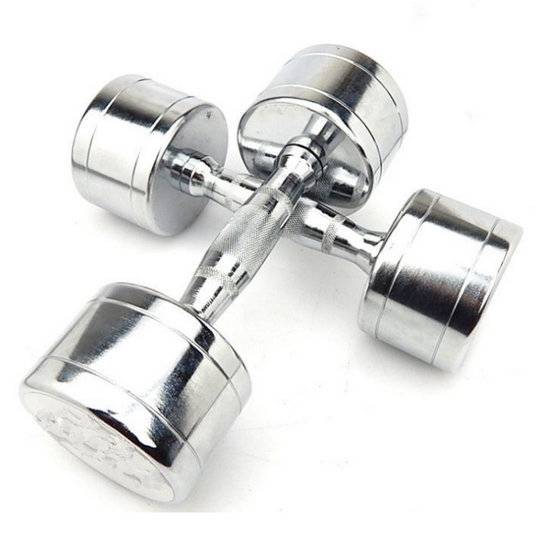 Chromed Dumbbell With Arc Handle - Nantong Huanyu Fitness Instrument CO ...