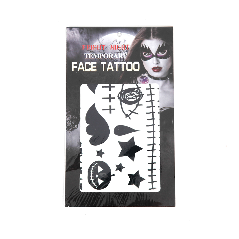 Halloween Day Face Tattoo Sticker - Wenzhou Fangyin Craft&Gift Co.,Ltd ...