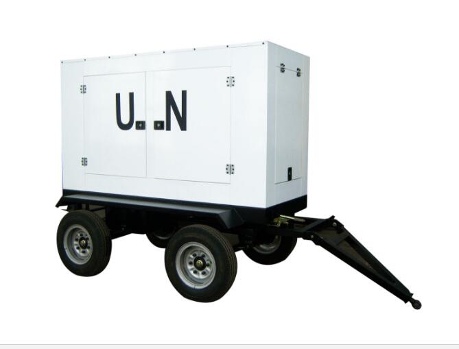 Trailer Type Portable Generator Mobile Silent Diesel Generator Set ...