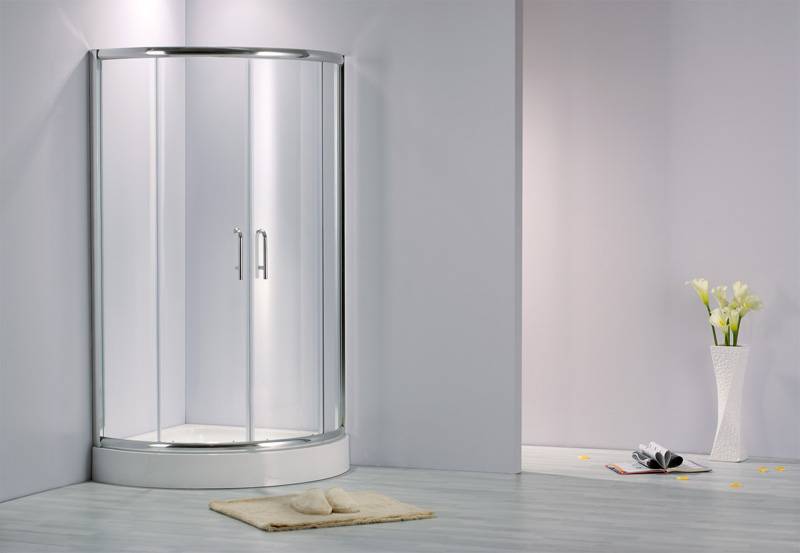 Arc-shape Enclosure With Double Sliding Door - Yi Jie Glass Bathroom Co ...