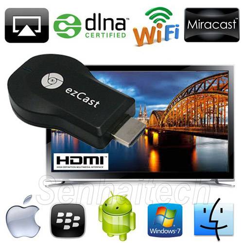 Miracast Dongle Adapter, Dlna Airplay Receiver, Hdmi Smart Tv Dongle 