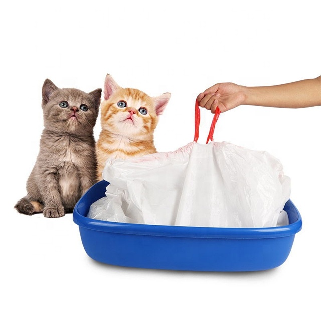 yellow bag cat litter