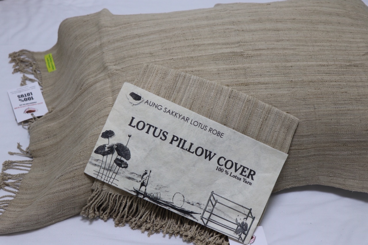 Lotus Pillow Cover - Aung Sak Kyar Lotus Robe Co., Ltd