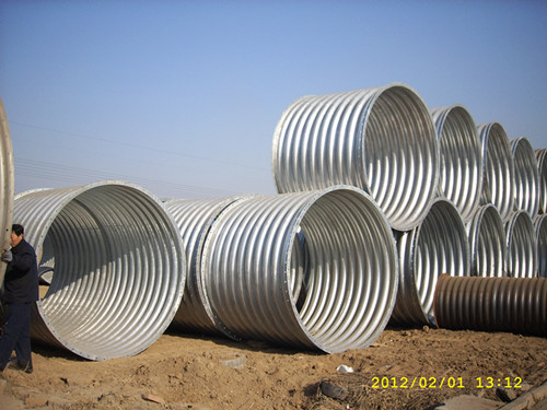 Large Diameter Corrugated Steel Pipes Used For Roadbridgetunnel