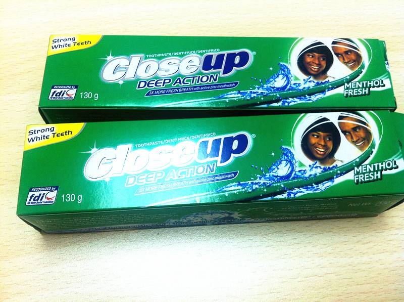 new close up toothpaste