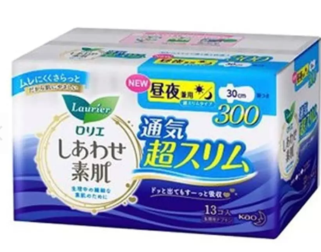 Sanitary Napkin Non-steamy Material Japanese Kao Laurier Breathable ...