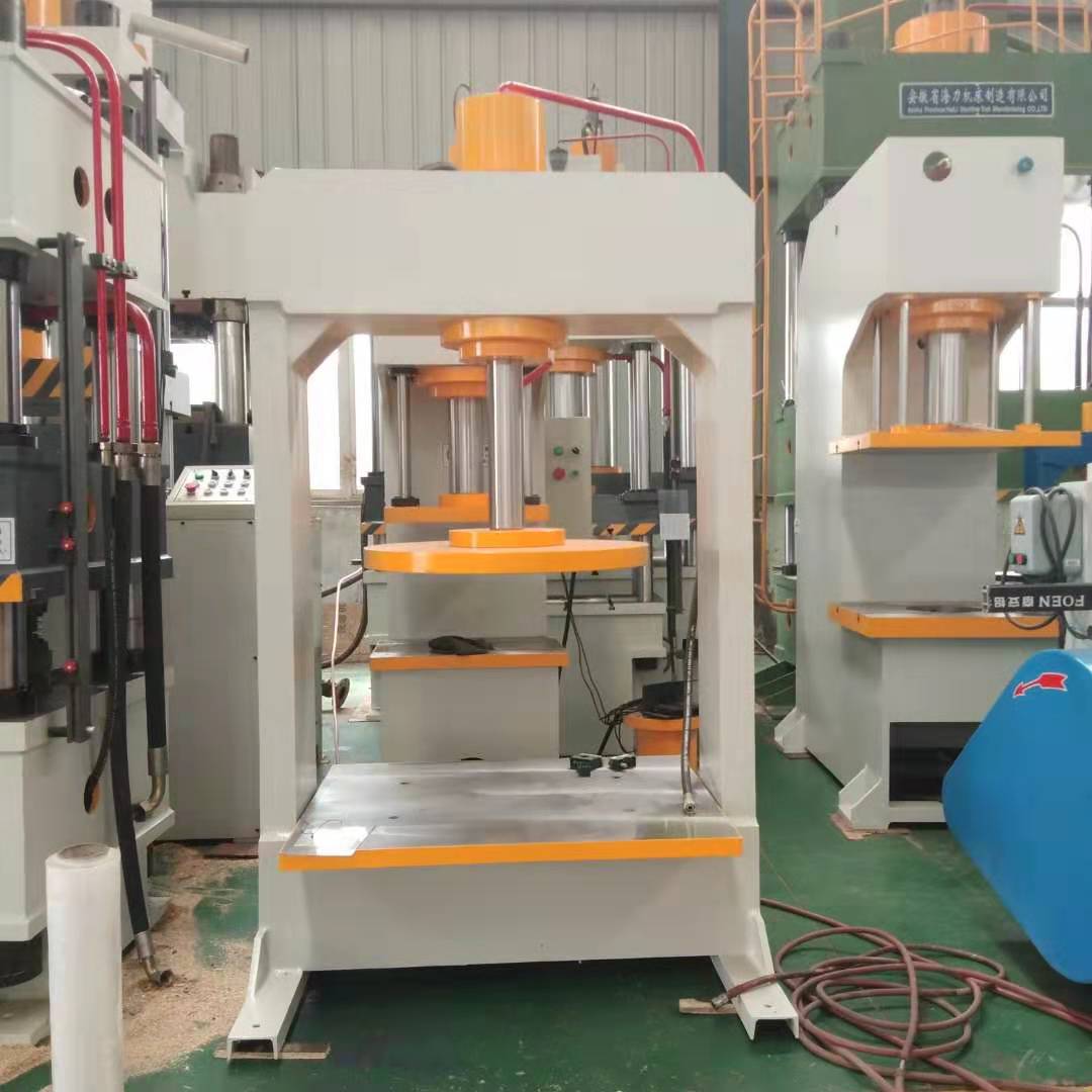 100T Hydraulic Forklift Solid Tire Press Machine Price - Tengzhou ...