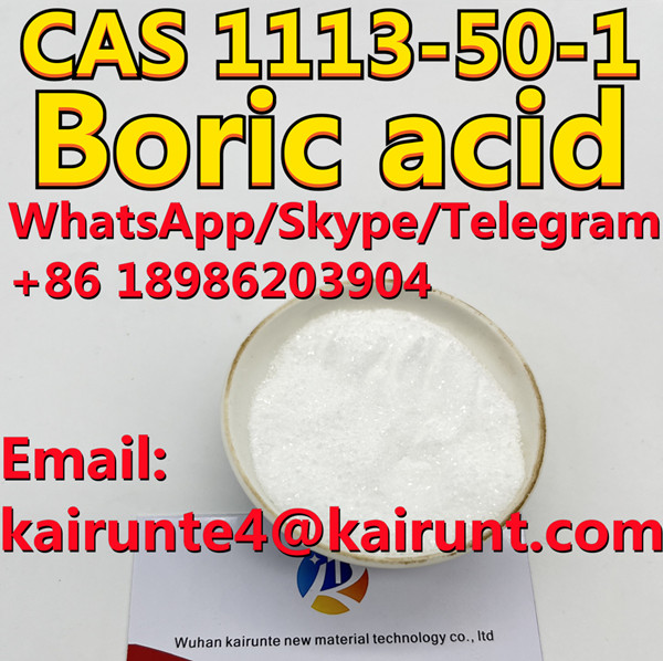 Safe Delivery Boric Acid 99% CAS 1113-50-1 White Crystlline Powder ...