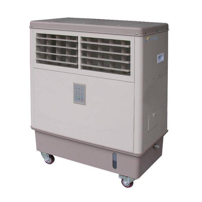 Испарительный охладитель воздуха. Air Conditioner with Ventilator product Post Design.