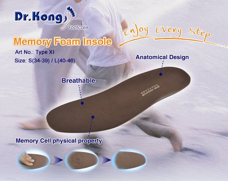 memory Foam Insole - Dr. Kong Footcare 