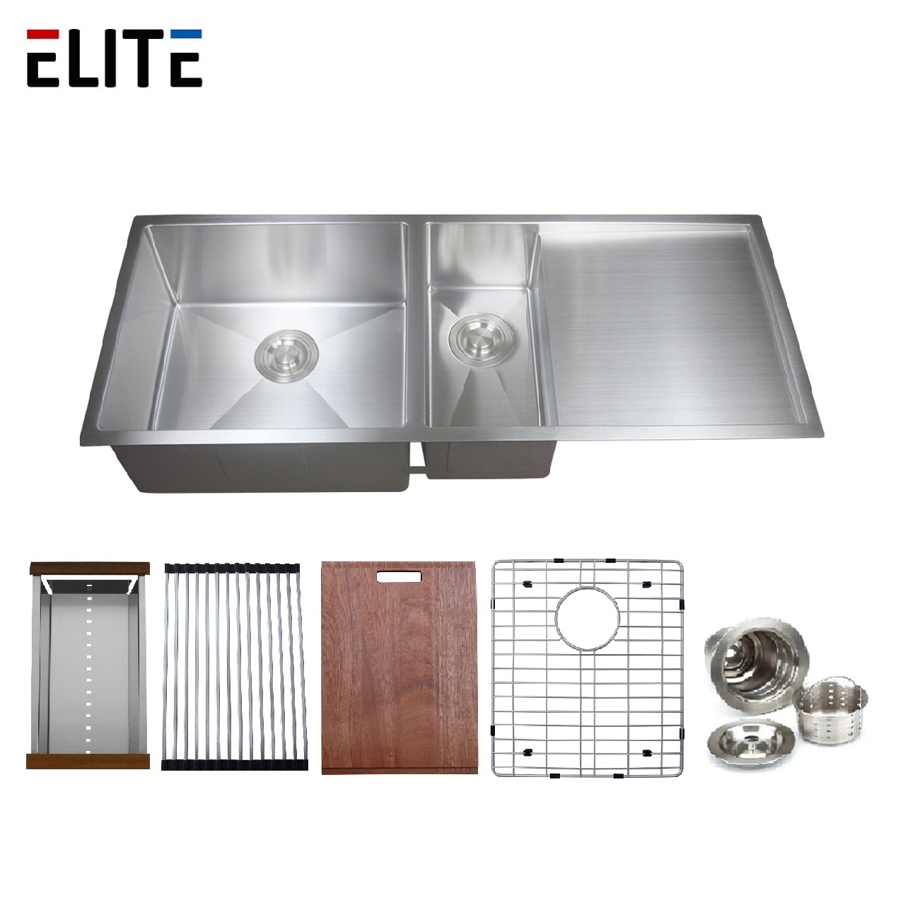 Topmount Kitchen Sink 304 Stainless Steel 70 30 Double Sink With