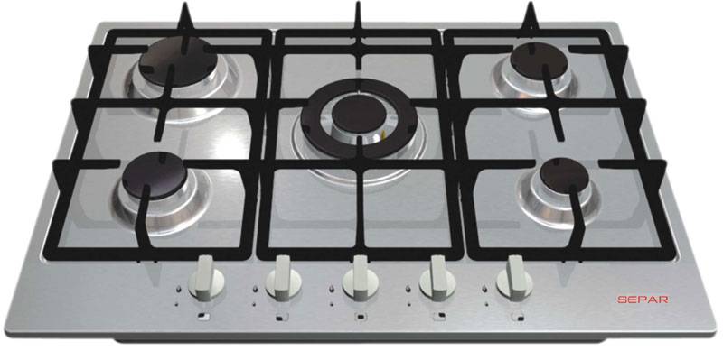 Built In Gas Hob Separ Golden Persian   Built In Gas 