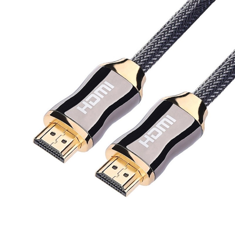 Zinc Aloy Metal Head 2.0V 4K HDMI Cable ForHome Theatre, HDTV, Gaming ...