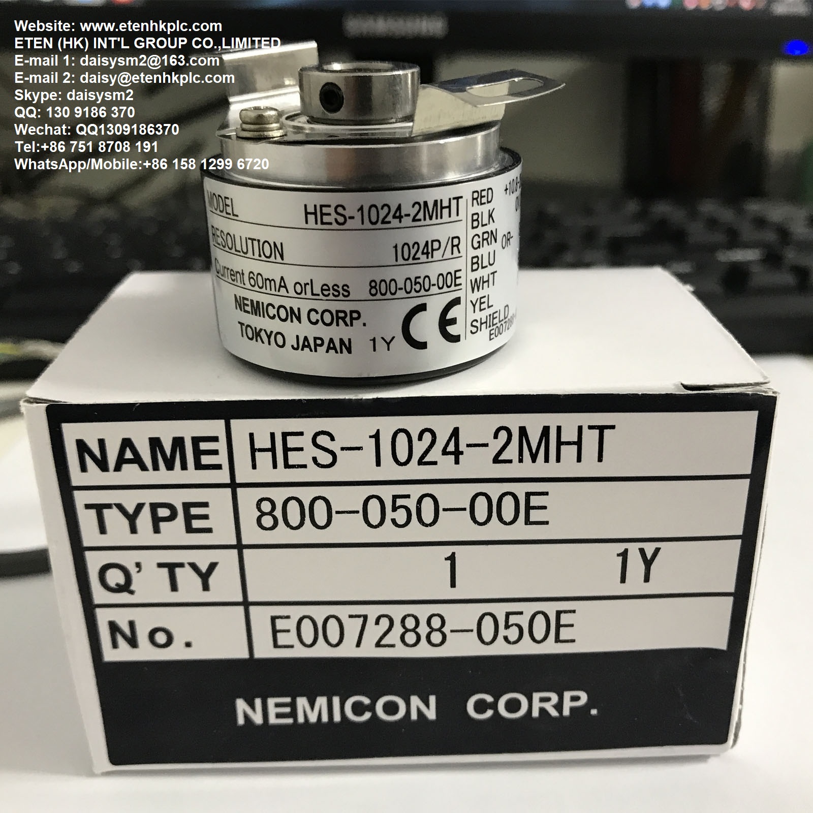 1PC New NEMICON OSS-01-2C Encoder 100P/R 