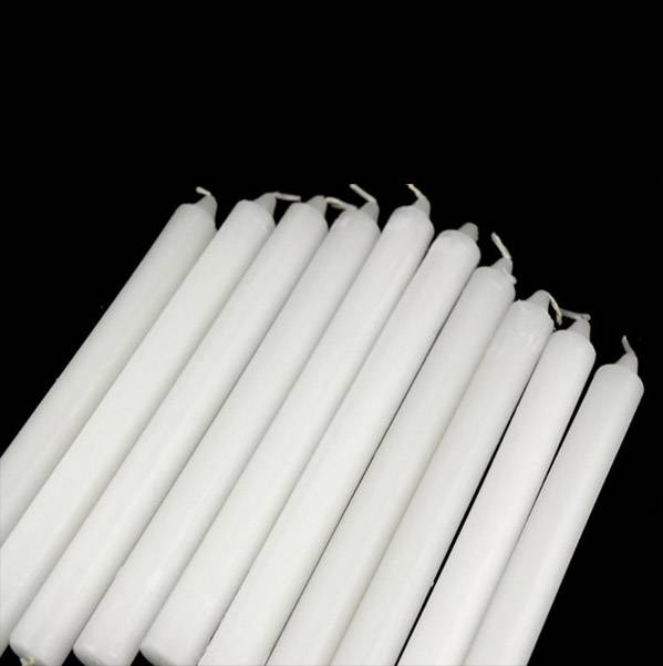 Hand Crafted Tapered Candles White Williamsburg Soap Candle Company ...