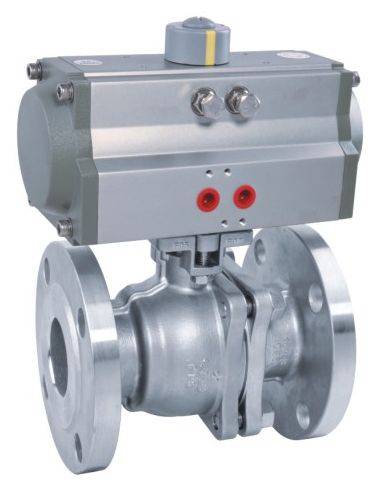 Pneumatic High Platform Flanged Ball Valve - WENZHOU ANCHOR VALVE CO.,LTD