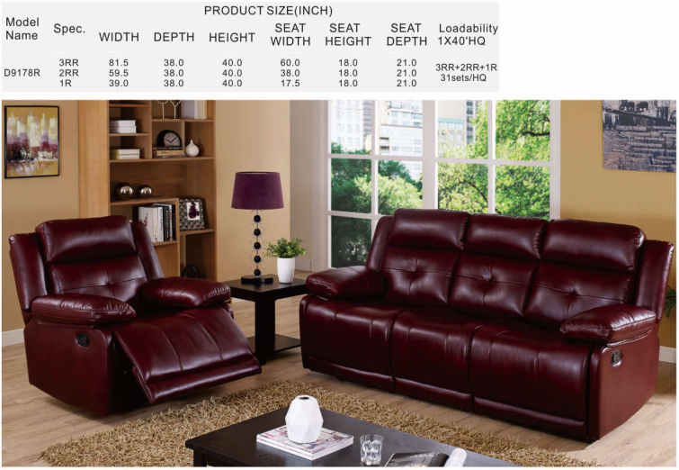 High Quality Living Room Fabric, Best Quality Leather Reclining Sofas