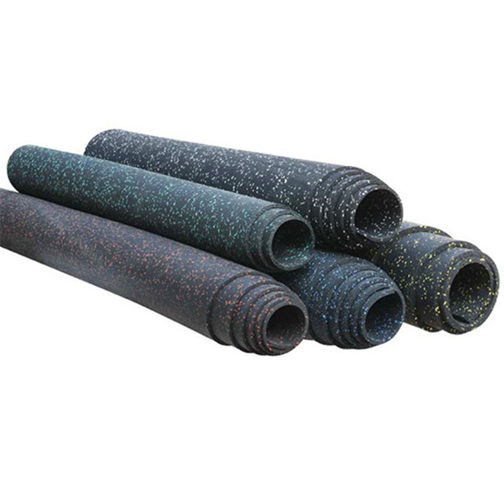 High Density Noise Proof Indoor Gym Rubber Flooring Roll Durable