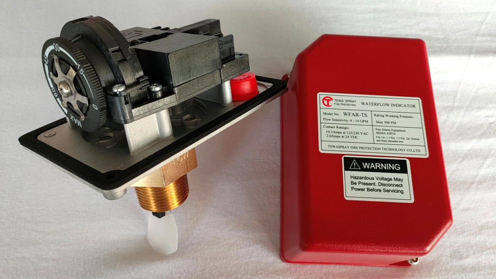 OEM Flow Switch, Vane Type, 450psi, Systemsensor Water Flow Detector ...