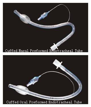 Cuffed 'Uncuffed Nasal/Oral Preformed Endotracheal Tube - Chilecom ...