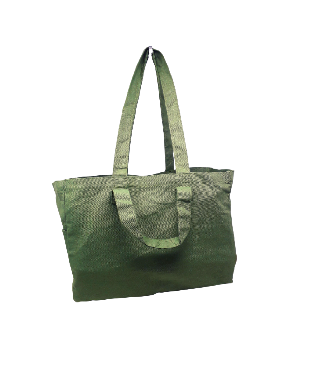 Fairtrade Certified Custom Printed Dark Green Canvas Tote Bags For ...