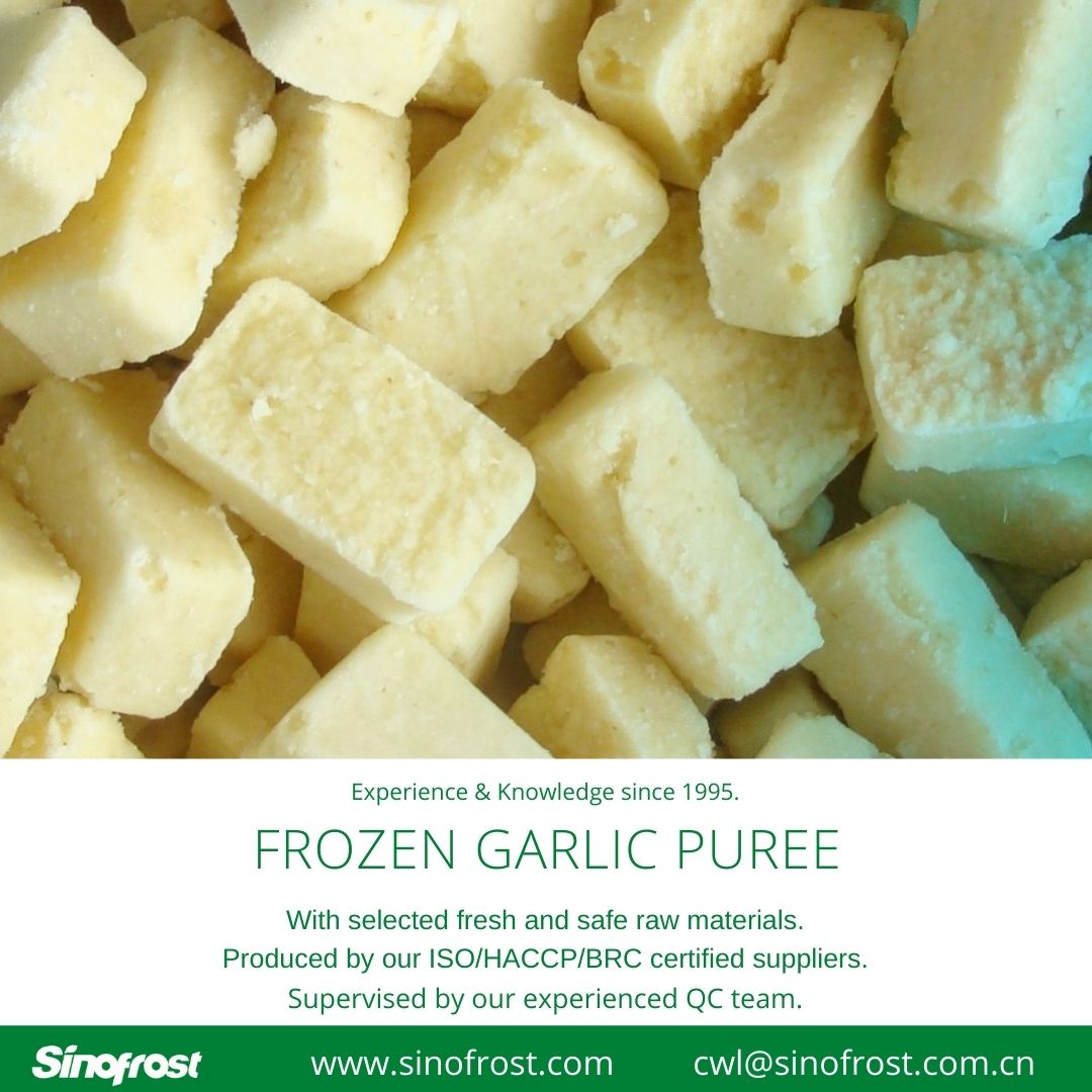 China BQF Frozen Garlic Puree Cube Manufacturer and Supplier