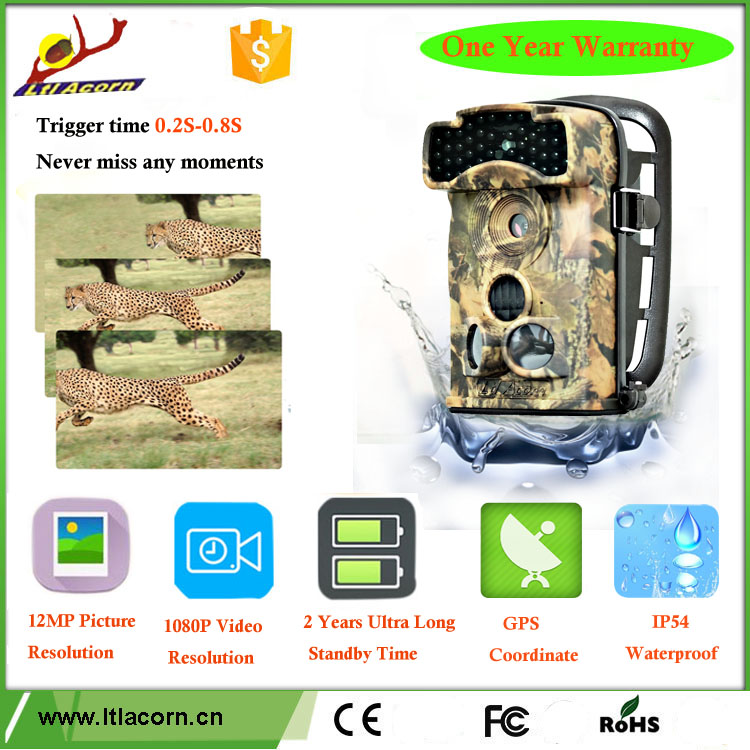 Trail Camera 1080p No Glow 12mp Infrared Digital Hunting Game Camera ...