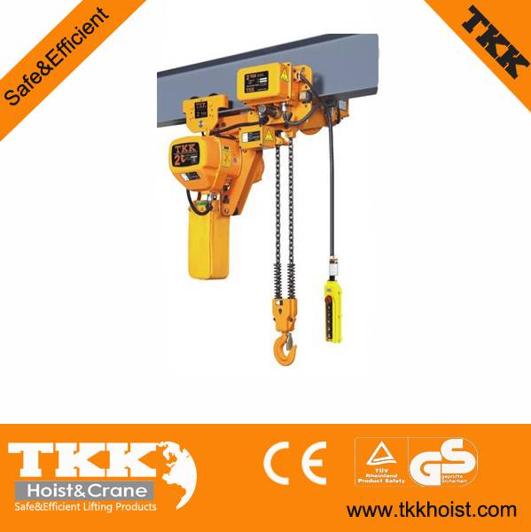 Low Headroom Electric Chain Hoist - HEBEI KUNDA HOISTING EQUIPMENT CO ...