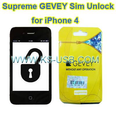 Supreme Gevey Unlock Turbo Sim For Iphone 4 Without Any Operation No Need To Dial 112 Ever Only Shenzhen Kersen Technology Co Ltd Ecplaza Net