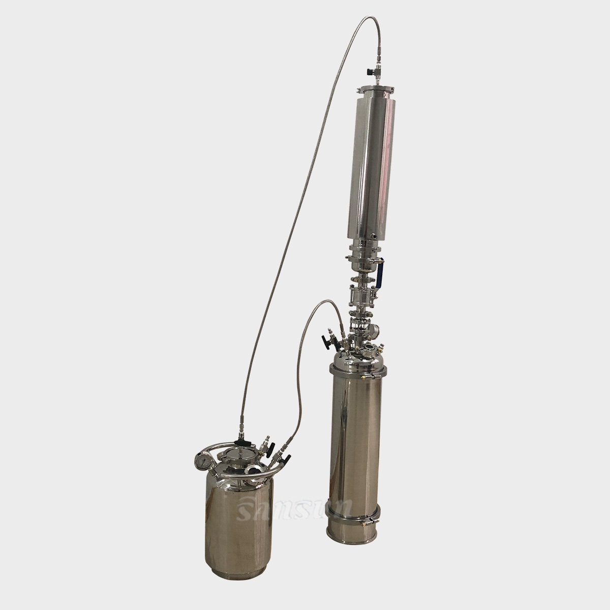 Sanitary Bho Closed Loop Extractor With Dewaxing Column And Recovery Tank Wenzhou Sansun 2834