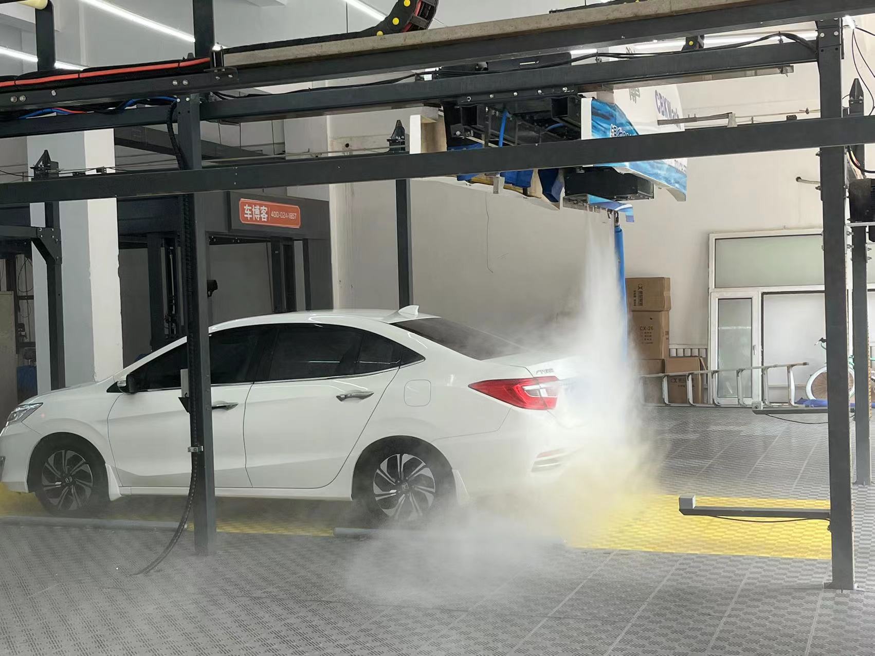 China CBK 308 intelligent touchless robot car wash machine Manufacture and  Factory