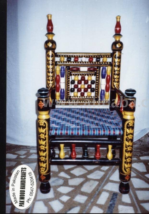 Antique Eastern Chair - Pak Wood Households & Handicrafts