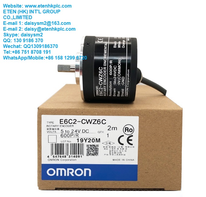 1PC New Omron Rotary Encoder E6C2-CWZ6C 600P/R In Box 