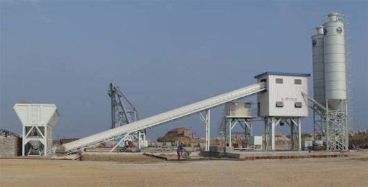 HZS90 concrete mixing plant - Fangyuan Group