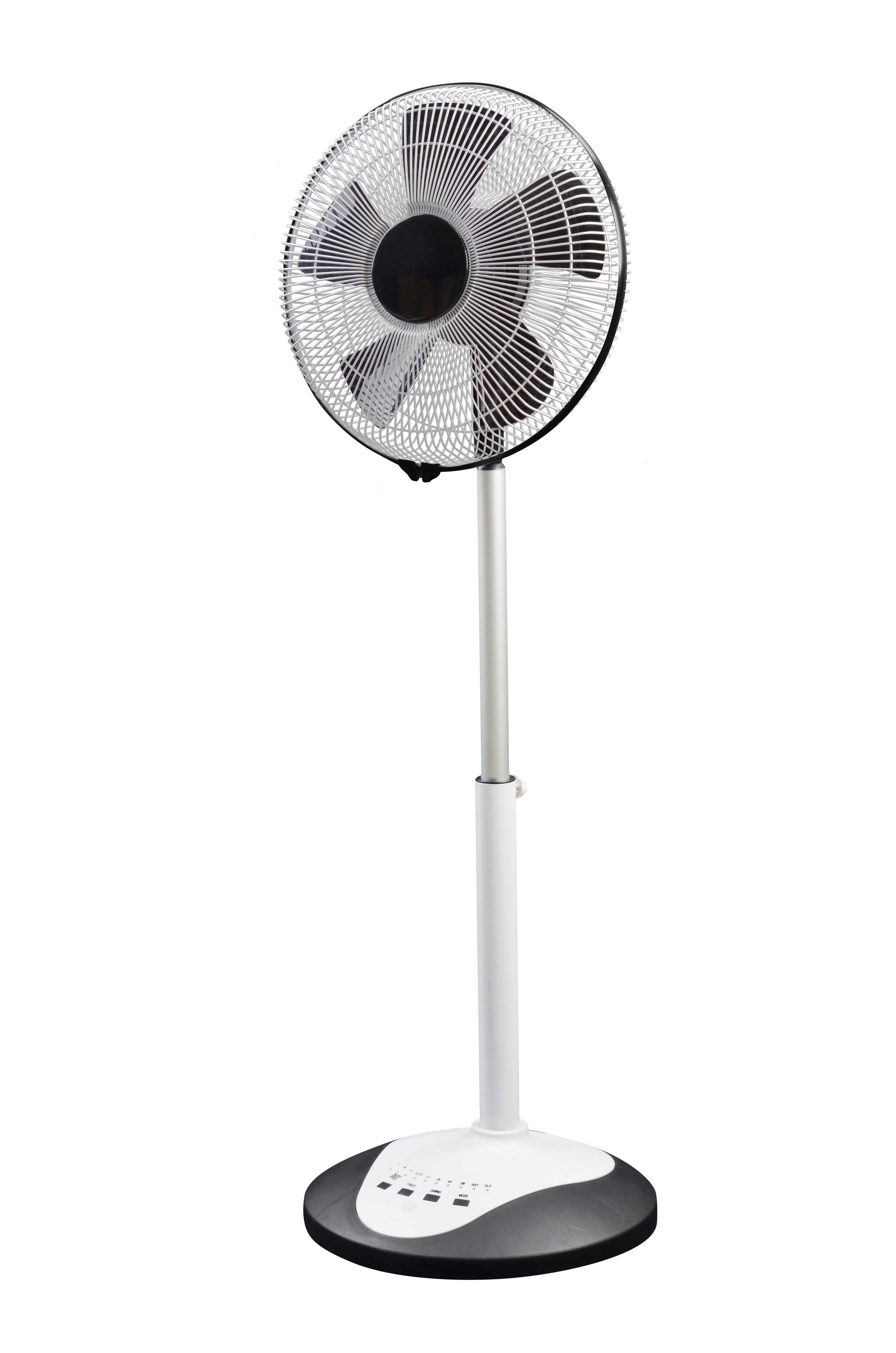 16 Slim Stand Desk Fan With Remote Control And Timer Crsf 1618