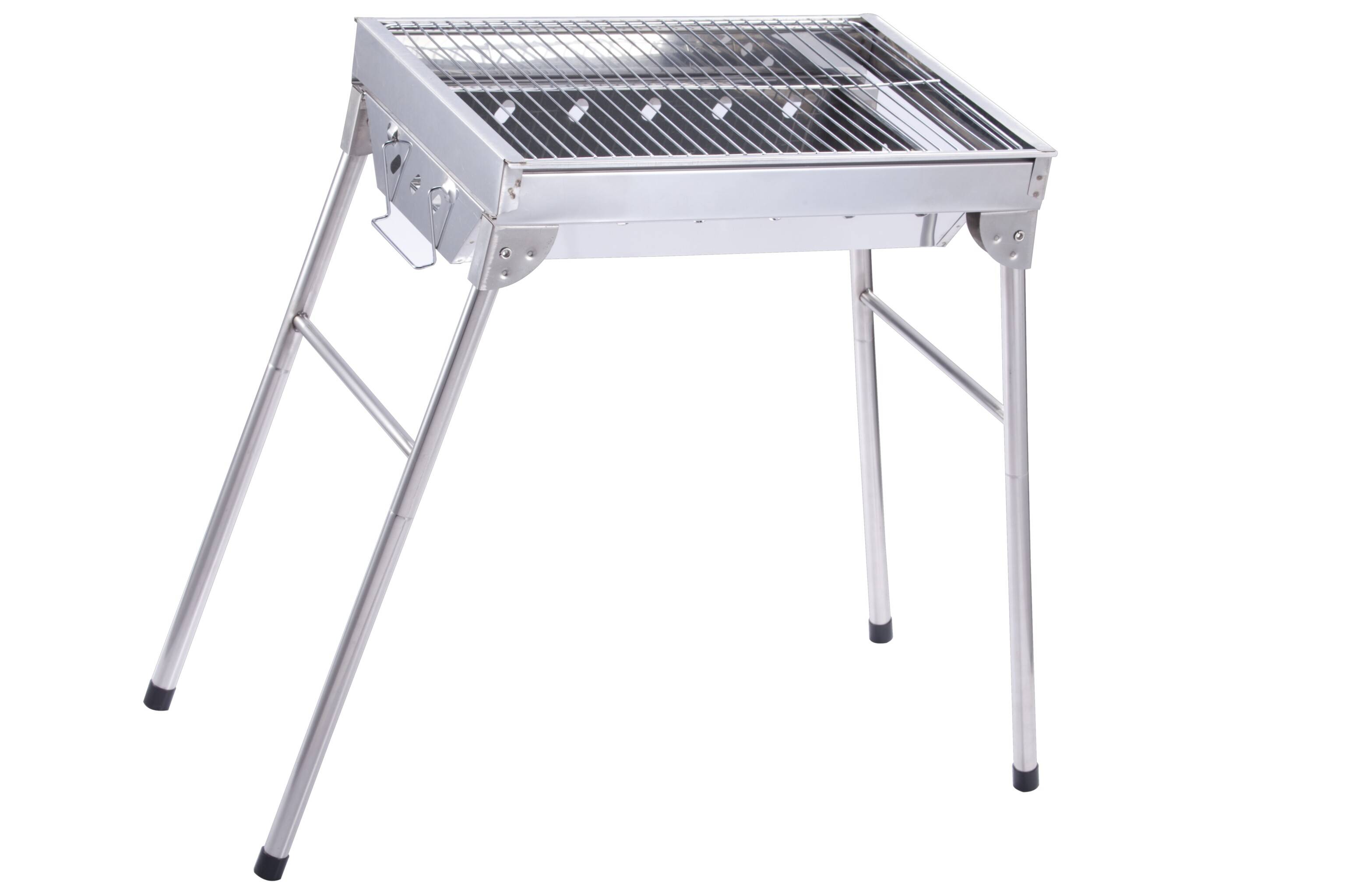 Garden Balcony Stainless Steel Charcoal Bbq Grill With Charcoal