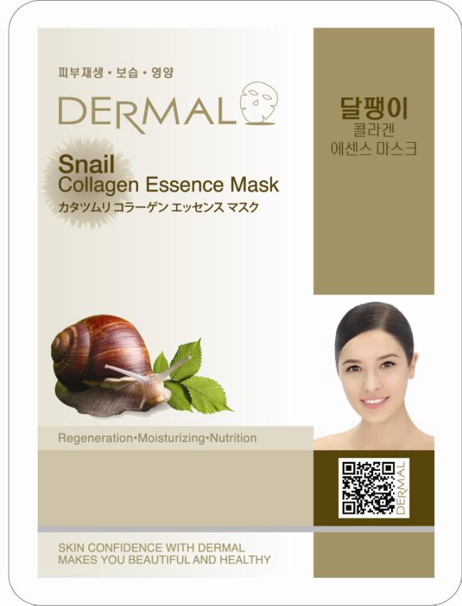 Dermal snail collagen essence mask