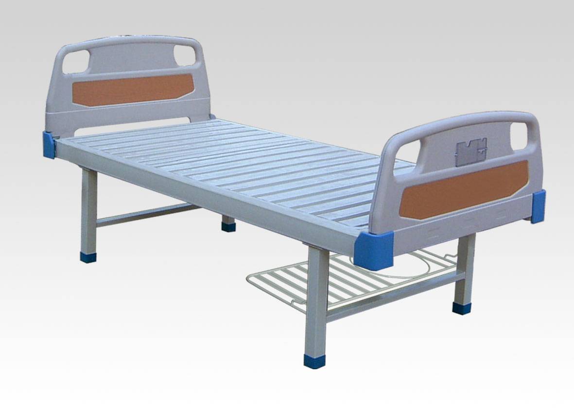 Flat Bed With ABS Bed Head - Hebei Baiyang Bed Industry Manufactory