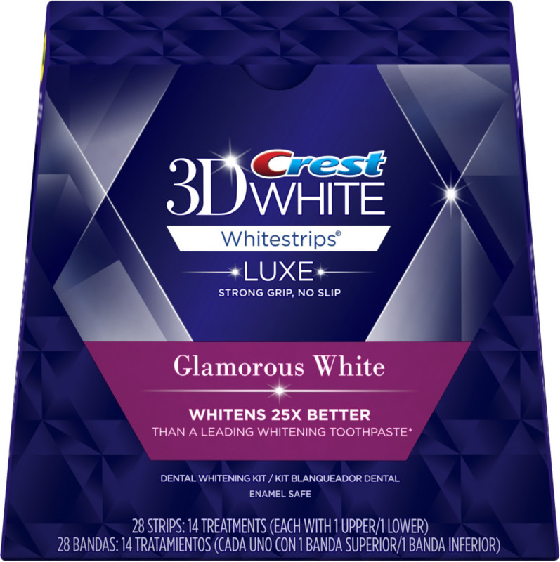 how to use crest 3d white strips glamorous white