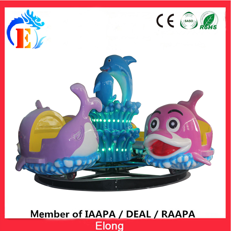 Elong Dolphin Carousel For Kids Mini Dolphin Merry Go Round, Colorful ...