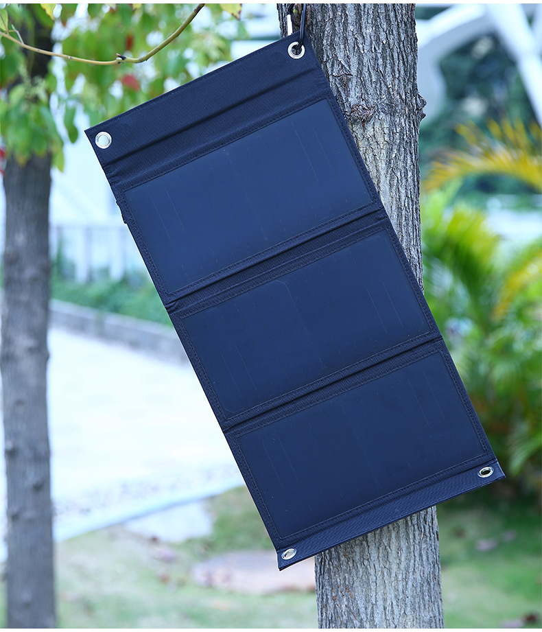 Watt Folding Portable Solar Charger Pack Bag For Mobile Phone Tablet Camera Liaocheng Three