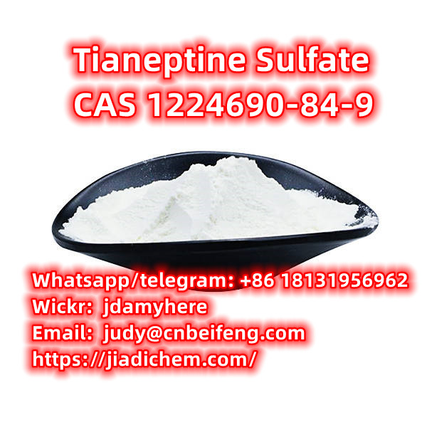 High Purity Tianeptine Sulfate CAS 1224690 84 9 C21H27ClN2O8S2 Henan