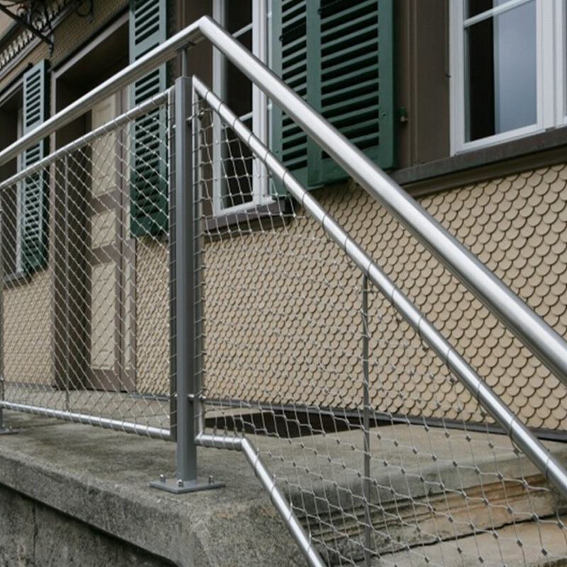 Flexible Stainless Steel Cable Net For Stair Railing Infill Mesh - Hebei  Weiyue Wire Mesh Products Co.,Ltd.