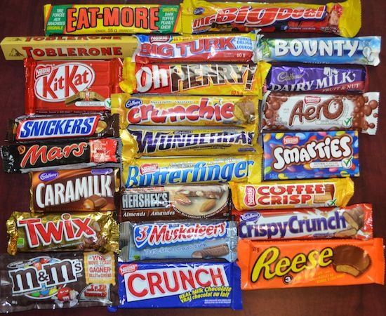 Dhl mars exel candy bars